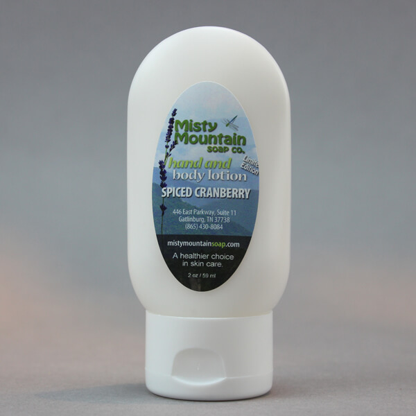 handmade body lotion spiced cranberry