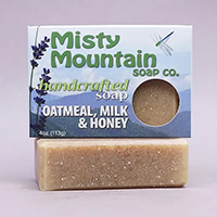 oatmeal milk and honey handmade soap